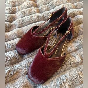 Elegant Burgundy  Women's Shoes(Zara)